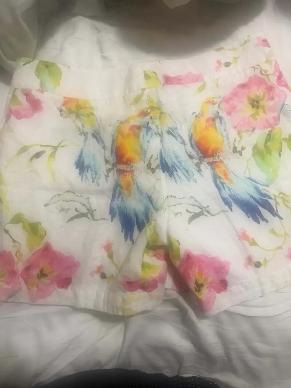 Tommy Bahama Floral Parrot Print Casual Women's Shorts Size 6
